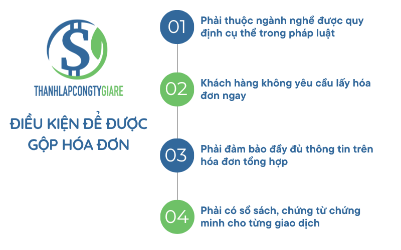 Điều kiện để được gộp hóa đơn - Các trường hợp được phép gộp hóa đơn - Phạt xuất hóa đơn sai